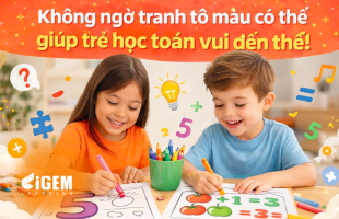 Tranh tô màu toán tư duy cho trẻ 5 tuổi: Cách học toán vừa chơi vừa phát triển trí não
